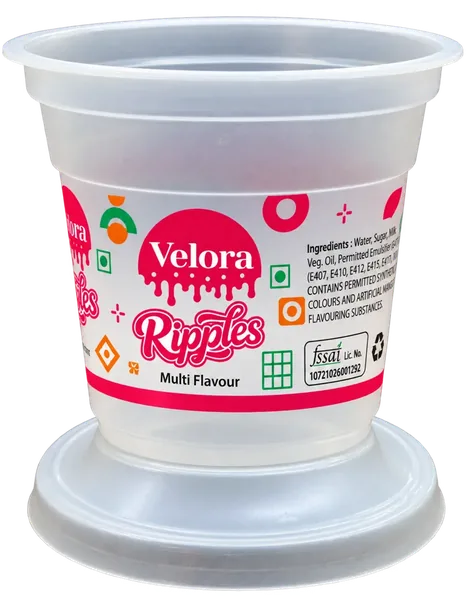 Ripple sundae cup, 80 ml
