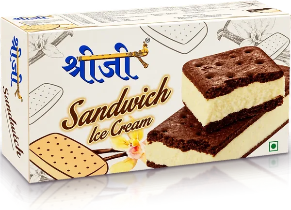 Sandwich ice cream box